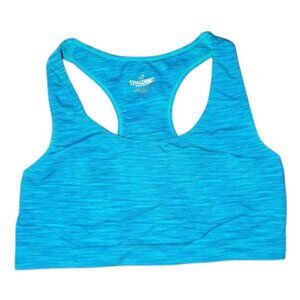 *3 FOR $9* Spalding Seamless Racerback Solid Sports Bra Crop Top Space Dyed M